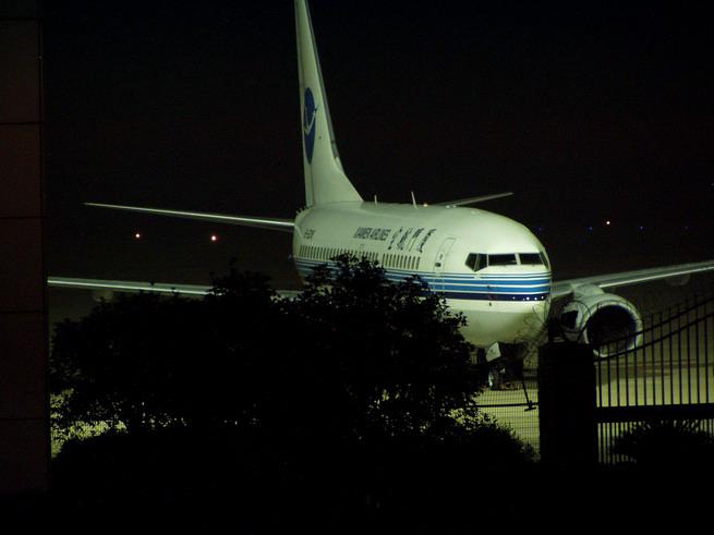 昌北机场夜景图片